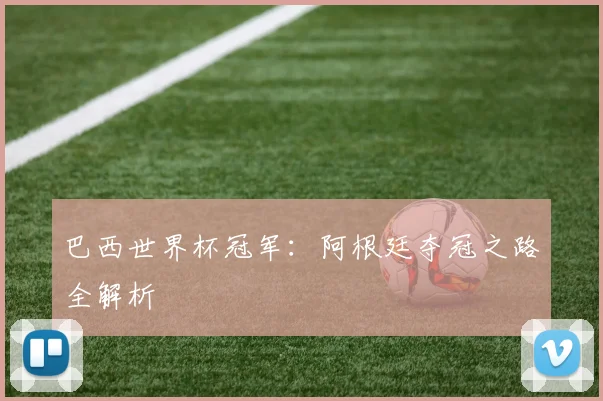 巴西世界杯冠军：阿根廷夺冠之路全解析